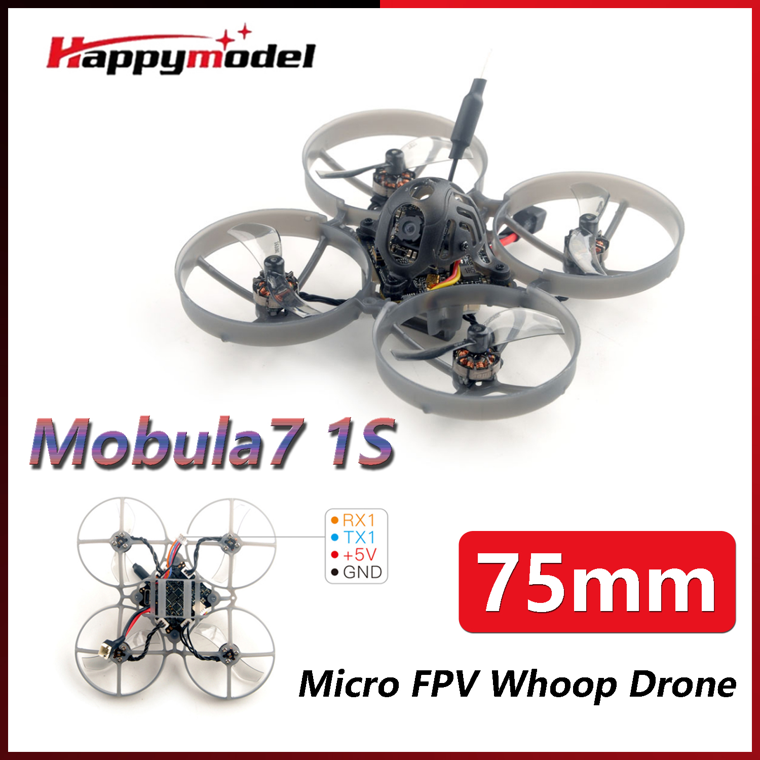 Happymodel Mobula7 1S 75mm Tin - Drone Racing Charger ulasan dan harga