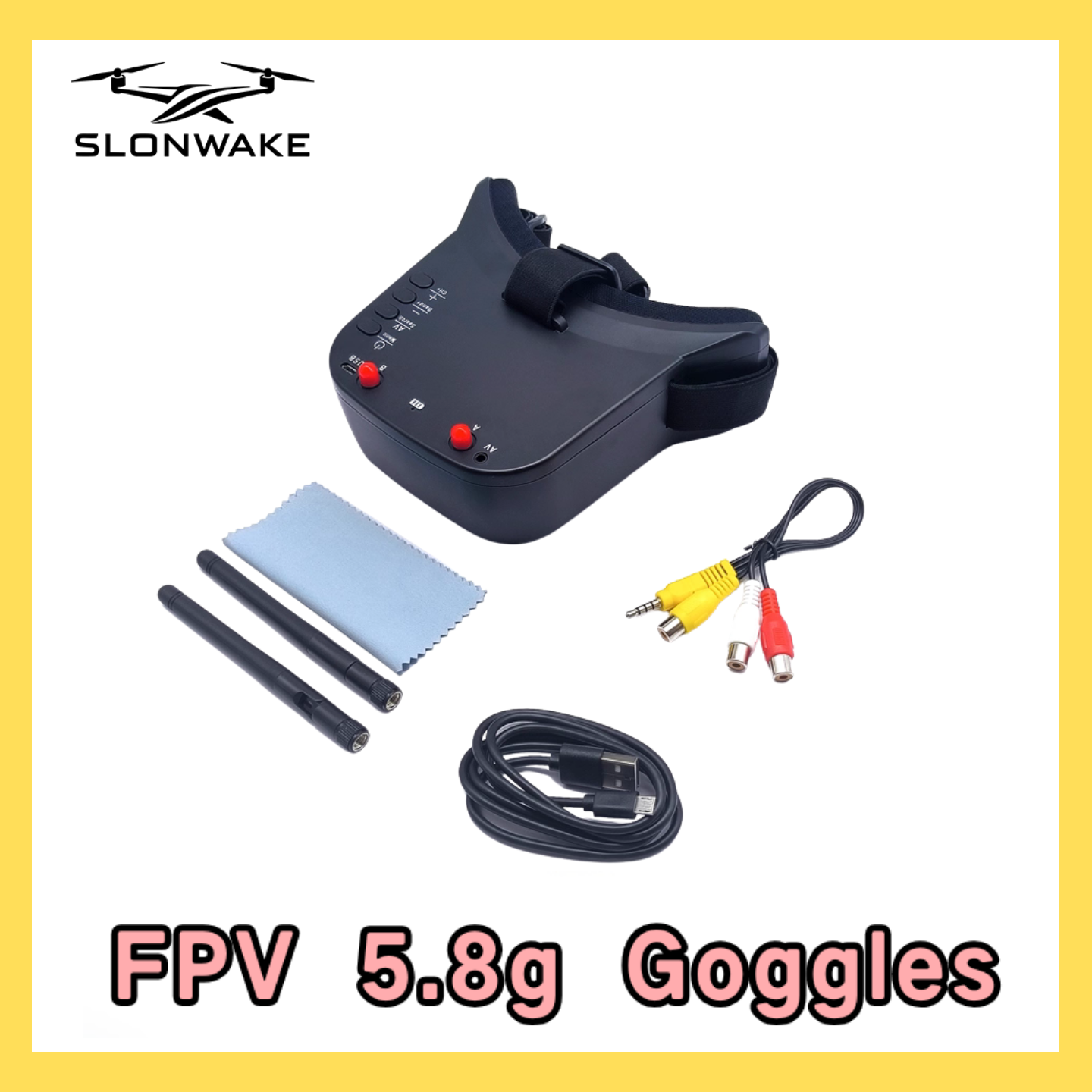 SLONWAKE 5.8G 48CH FPV 400mw V - Drone Racing Vtx ulasan dan harga